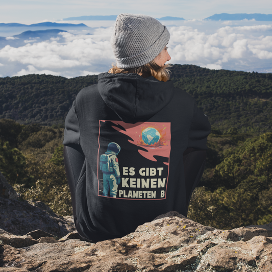 Es gibt keinen Planeten B - BACKPRINT - Hoodie